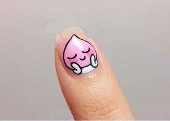 南寧美甲學(xué)校：卡通彩繪美甲教程