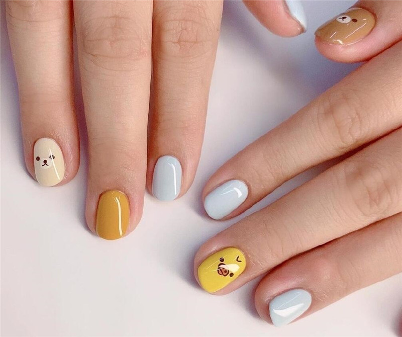 奶游系美甲，南寧美甲學(xué)校教你畫