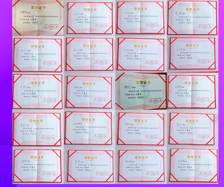 桂林美業(yè)大賽-麗竹學校獲獎名單