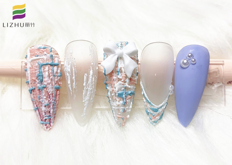 石膏膠美甲，南寧美甲學(xué)校秋冬美甲推薦