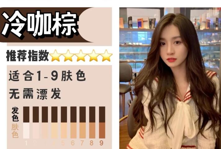 不漂也好看的棕色法系，南寧燙染學(xué)校分享