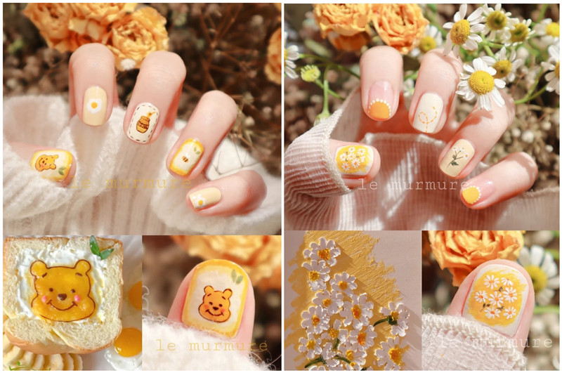 春天繁花美甲，南寧美甲造型款式學校推薦