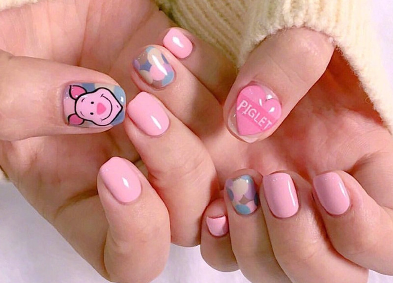 彩繪卡通美甲，南寧美甲培訓(xùn)機構(gòu)分享