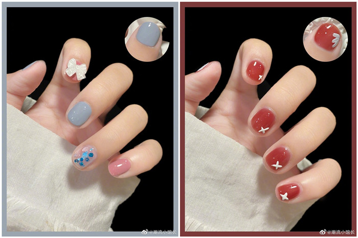 廣西美甲網(wǎng)紅造型班：冰透美甲，俏皮可愛又童趣