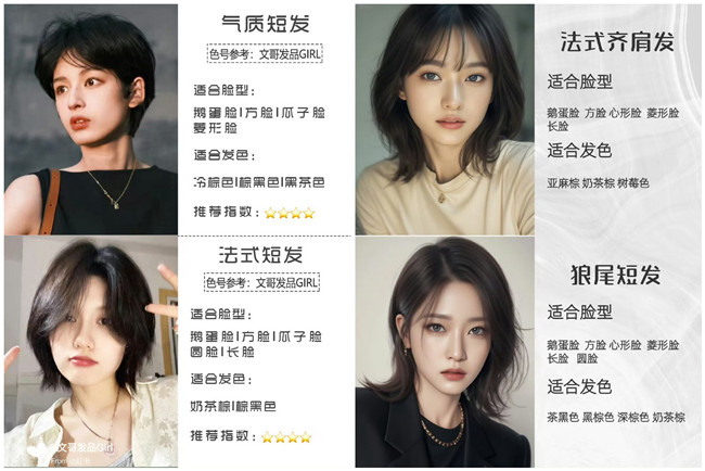 秋冬顯臉小短發(fā)，廣西美發(fā)理發(fā)職業(yè)學(xué)校推薦