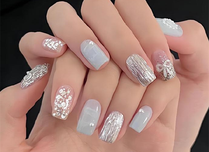 適合打工人的美甲，廣西學(xué)美甲款式