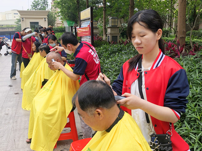 廣西免費(fèi)理發(fā)活動(dòng)：森林假日外小區(qū)專(zhuān)場(chǎng)