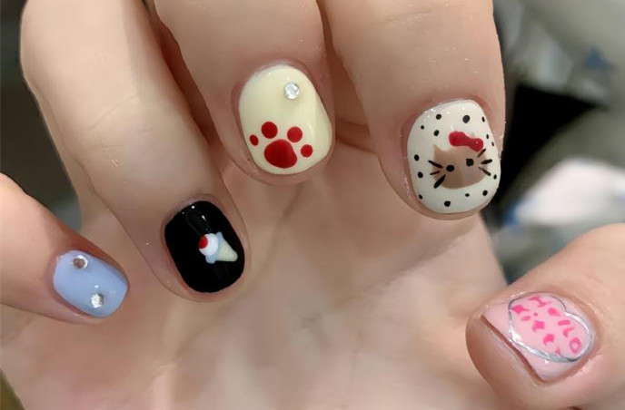 糖果色短甲推薦，廣西美甲進修培訓(xùn)