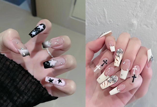 甜辣風(fēng)夏日美甲，廣西美甲款式造型學(xué)校推薦