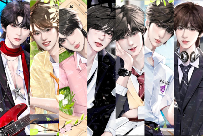 時代少年團漫畫美甲，廣西美甲師網(wǎng)紅推薦