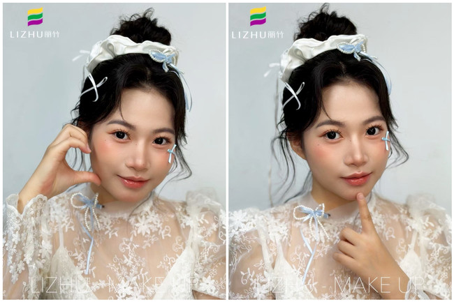 韓式丸子頭造型，南寧彩妝形象造型學(xué)校